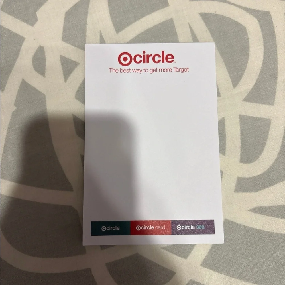 5 Count of Target Circle Notepads